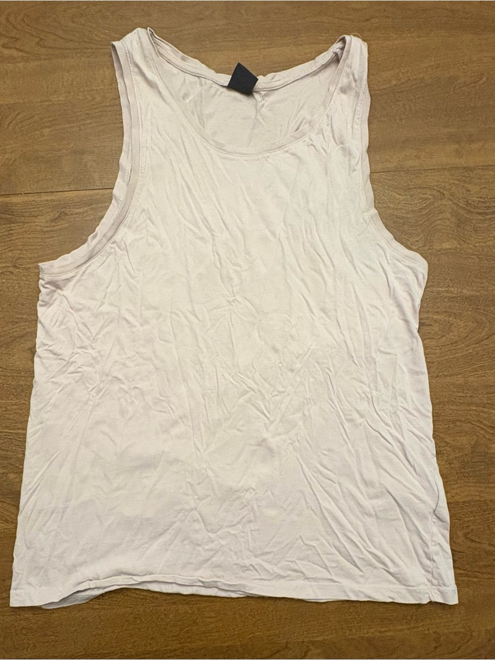 Men's Pale Pink Sleeveless Tank Top - Casual Everyday Tee